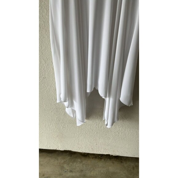 bailey 44 white cut out mesh midriff dress sz S  festival grunge fairy MIdi - Picture 5 of 7